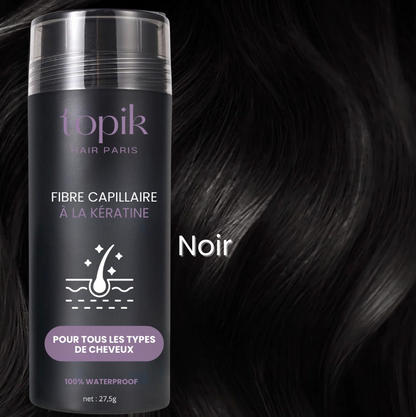 FIBRE CAPILLAIRE COUVRANTE &amp; DENSIFIANTE SANS TRANSFERT l TOPIK HAIR PARIS